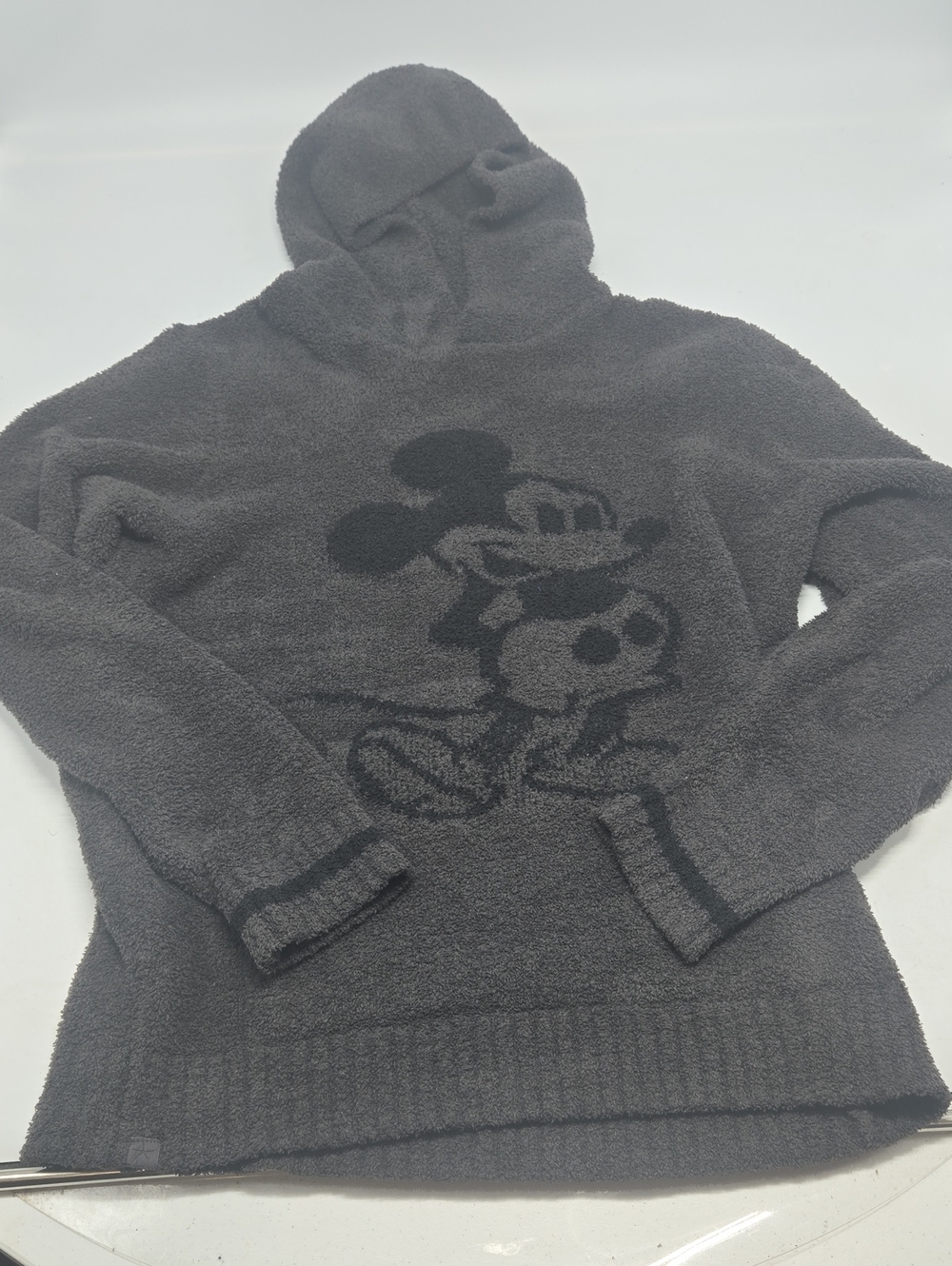 Disney Barefoot Dreams Hoodie Gray Mickey Graphic Hoodie - Picture 2 of 12